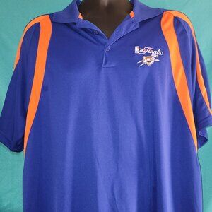 Blue/Orange OKC Thunder 2012 NBA Finals Polo Shirt